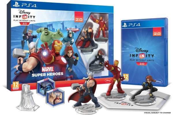 PS4 PACK INICIO DISNEY INFINITY MARVEL SUPER HEROE